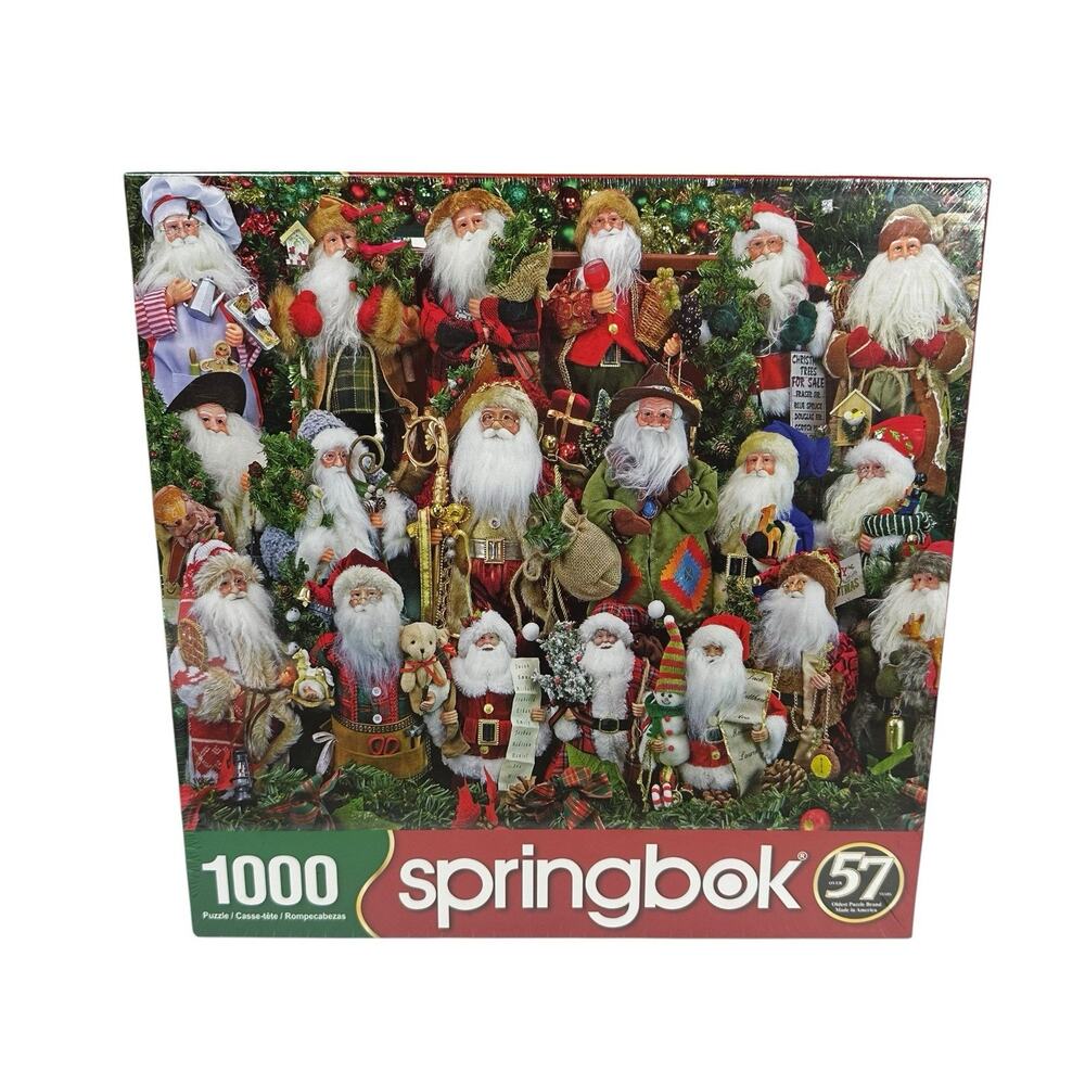 Springbok 1000 Piece Jigsaw Puzzle Santa Collection Christmas NEW SEALED